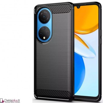 Carbon guminis dėklas - juodas (Huawei Honor X7)